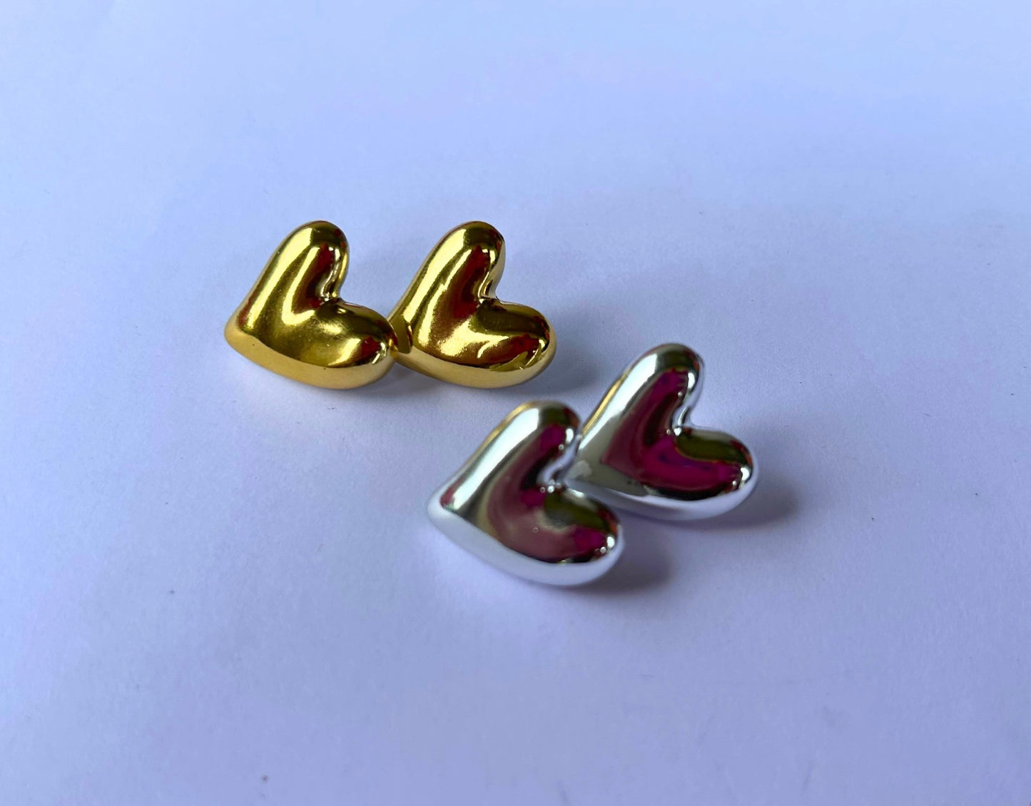 Chunky Heart Studs